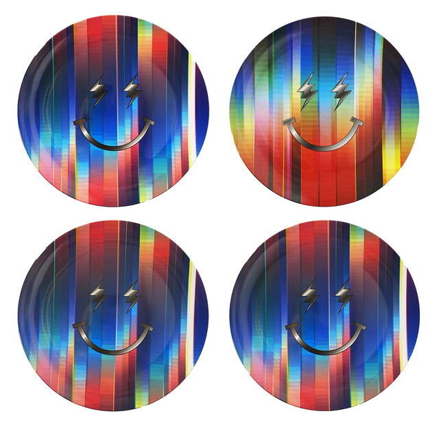 Felipe Pantone Subtractive Variability Dinner Plate Set W J Balvin Available For Sale Artsy