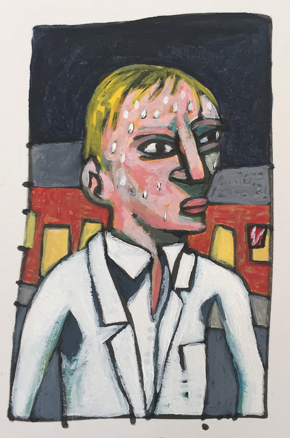 David Lambert, ‘White Linen Night’, 2016, LeMieux Galleries