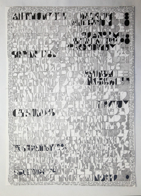 Jean-Luc Vilmouth, ‘Sans titre (Science For the Blind)’, 2015, Drawing, Collage or other Work on Paper, Paper, pencils on paper, Jousse Entreprise