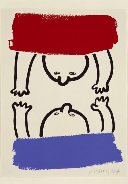 Keith Haring, ‘The Story of Red and Blue’, 1989, Outset Benefit Auction
