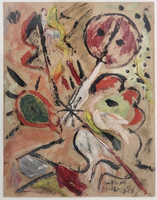 Esteban Lisa, ‘Obra nro. 1614’, 1954, Painting, Oil on paper, Herlitzka + Faria
