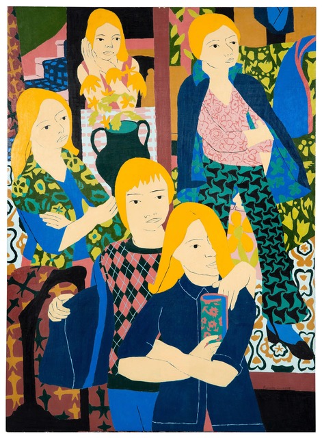 Norman Gilbert, ‘People in a Picture Gallery’, 1969, Tatha Gallery