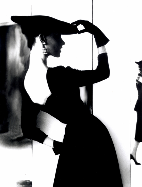 Lillian Bassman, ‘Barbara Mullen, (Flat Hat, Bare Back)’, ca. 1950, Photography, Gelatin silver print, Peter Fetterman Gallery