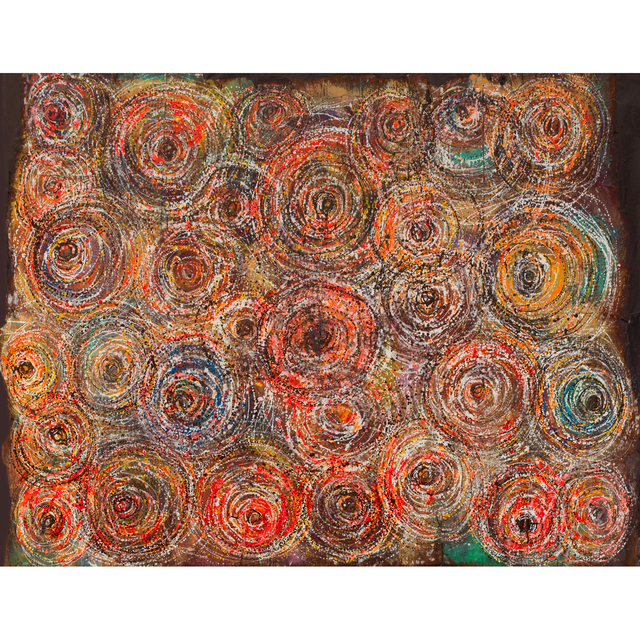 Innocent Nkurunziza, ‘The vortex’, 2017, Mixed Media, Barkcloth (ficus bark) set on canvas, wax, encaustic and oil, PIASA