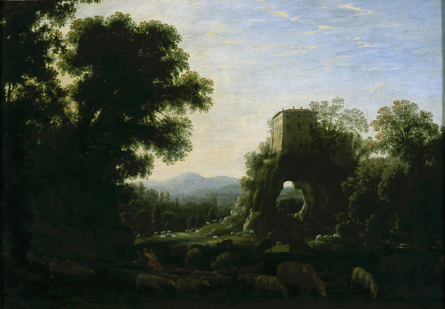 Claude Lorrain, ‘Pastoral Landscape’, 1628, Blanton Museum of Art