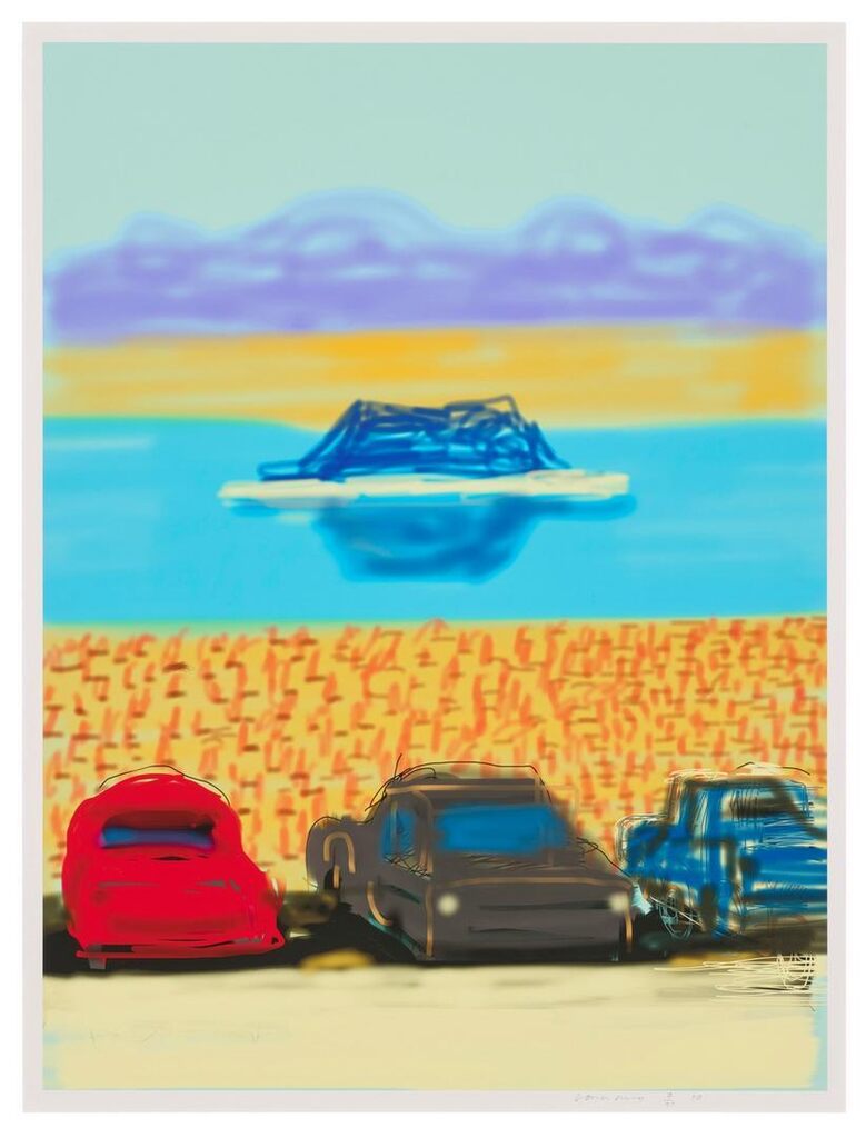 David Hockney - Untitled No. 17, from: The Yosemite Suite