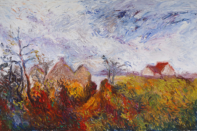 Hugues Claude Pissarro, ‘Vincent? Alfred? ou Pierre-Auguste? - Boff…’, 1990, Painting, Oil on canvas, M.S. Rau