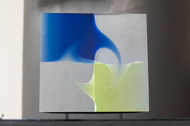 Peter Borkovics, ‘Negyed kék - A quater Blue’, 2020, Sculpture, Glass, Art Advisory Budapest