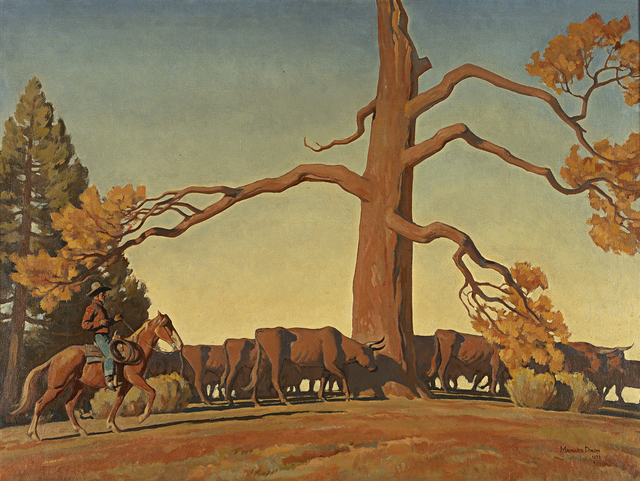Lafayette Maynard Dixon, ‘Top of the Ridge’, 1933, Blanton Museum of Art