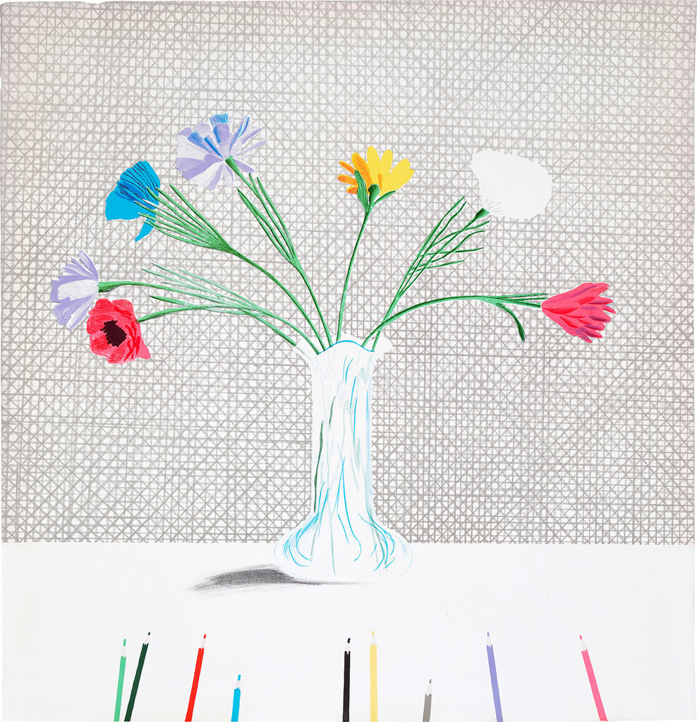 David Hockney - Coloured Flowers Made of Paper and Ink (S.A.C. 119, M.C.A.T. 113)