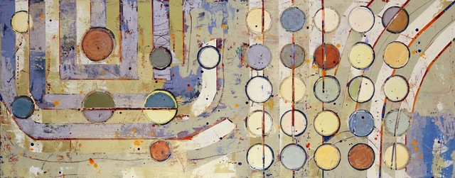 Jylian Gustlin, ‘"Fibonacci 346" Abstract Grid-Based Depiction of Math Concept with Earthy Colors’, 2010-2017, Eisenhauer Gallery