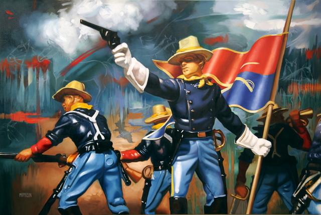 Margaret Morrison, ‘Last Stand’, 2012, Painting, Oil on canvas, Woodward Gallery