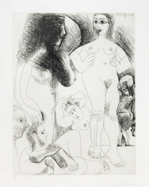 Pablo Picasso, ‘Odalisques avec deux hommes rêvant, from La Série 347’, 1968, Christie's