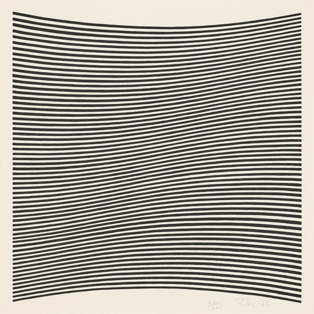 Bridget Riley - Untitled (La Lune en Rodage - Carlo Belloli)