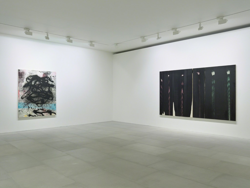 Ed Moses, ‘First, look at the paintings. Then we’ll shoot the shit.’, Installation View, 2016, Courtesy the artist and Blain|Southern, Photo: Peter Mallet
Ed Moses, ‘First, look at the paintings. Then we’ll shoot the shit.’, Installation View, 2016, Courtesy the artist and Blain|Southern, Photo: Peter Mallet