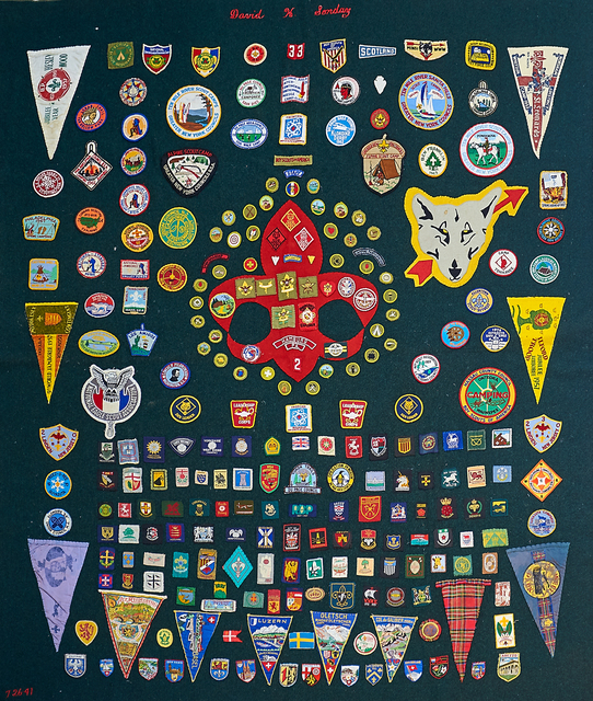 Boy Scout Badge Blanket Artsy