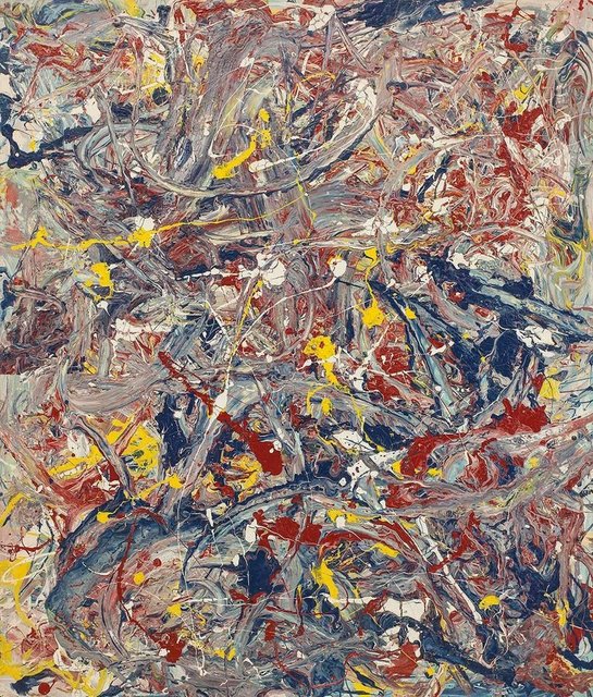 Unknown, ‘BLUE DENIM Large Abstract Expressionist Painting’, 1986, Lions Gallery