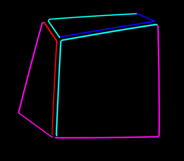 Anne-Katrine Senstad, ‘Soft Geometry Neon #010B’, 2015-2019, Sculpture, Neon, transformer, fasteners, Yi Gallery