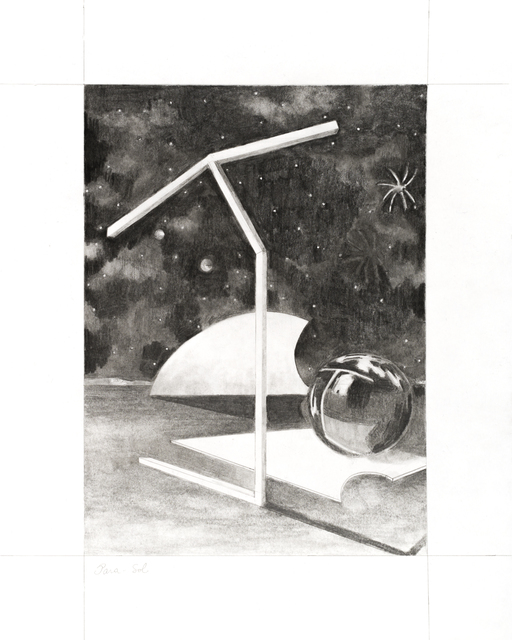 Audrey Matt Aubert, ‘Para-sol’, 2020, Drawing, Collage or other Work on Paper, Graphite on paper, Isabelle Gounod