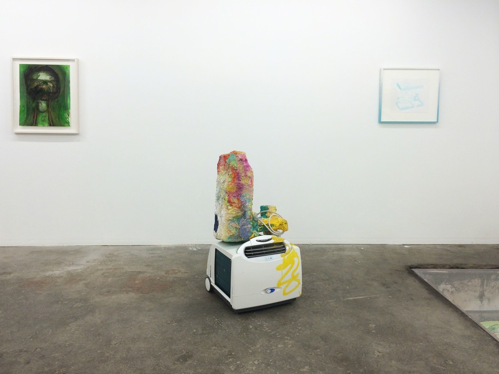 Huma Bhabha, Rachel Harrison, and Jake Kean Mayman. Huma Bhabha, Rachel Harrison, and Jake Kean Mayman.