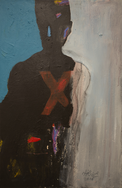 Hosni Radwan, ‘Untitled ’, 2016, Painting, Mixed media on canvas, Bab idDeir Art Gallery