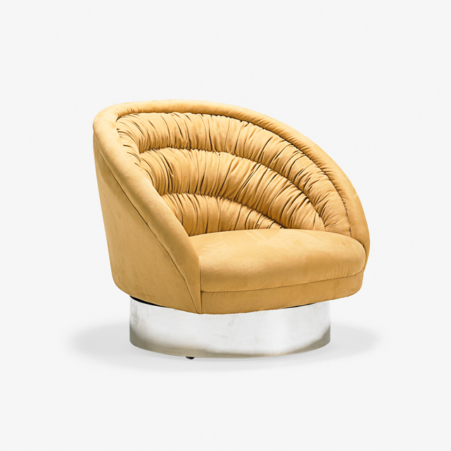 Vladimir Kagan Vladimir Kagan Designs Inc Swivel Lounge Chair