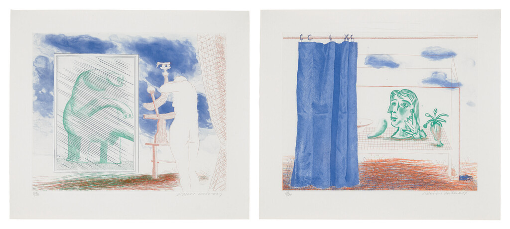 David Hockney - DAVID HOCKNEY | A PICTURE OF OURSELVES; AND WHAT IS THIS PICASSO? (SCOTTISH ARTS COUNCIL 210 & 218; MUSEUM...