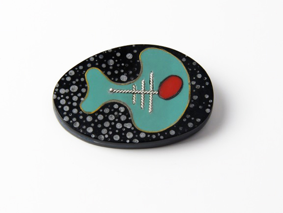 Robin Kranitzky & Kim Overstreet, ‘Mid-Century Modern Brooch ’, 2014, Facèré Jewelry Art Gallery