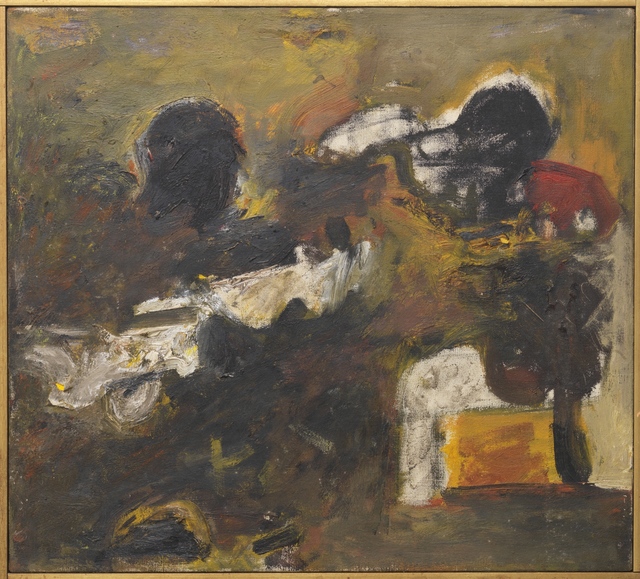 Milton Resnick, ‘Untitled’, 1957, Painting, Oil on canvas, The Milton Resnick and Pat Passlof Foundation