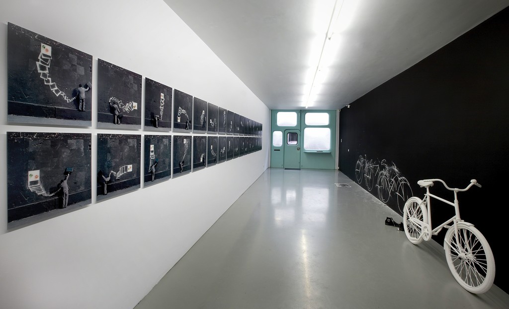 Installation view Robin Rhodes, Probables, 2011 at Galerie Fons Welters. Installation view Robin Rhodes, Probables, 2011 at Galerie Fons Welters.