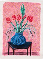 David Hockney - Amaryllis in Vase, from the Moving Focus Series (Museum of Contemporary Art, Tokyo 266)