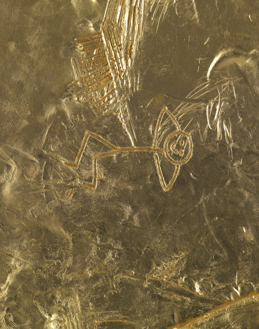 John Isaacs, ‘Untitled’, 2018, Sculpture, Ceramic, steel, 23 carat gold leaf, Aeroplastics