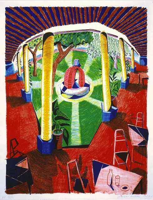 David Hockney, ‘View of Hotel Well lll’, 1985, Vertu Fine Art