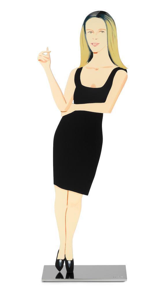 Alex Katz - Black Dress 6 (Yvonne)