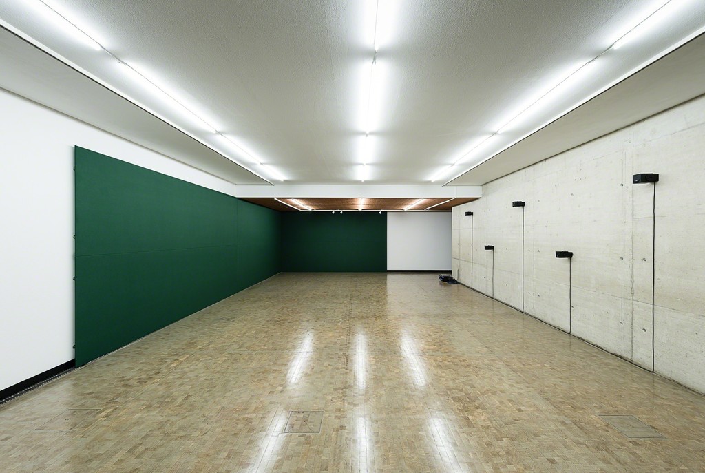 Installation view: Florian Hecker. Hallucination, Perspective, Synthesis, Kunsthalle Wien 2017: Auditory Scene / DPOAE Divisor, 2017, Courtesy the artist, Photo: Jorit Aust Installation view: Florian Hecker. Hallucination, Perspective, Synthesis, Kunsthalle Wien 2017: Auditory Scene / DPOAE Divisor, 2017, Courtesy the artist, Photo: Jorit Aust