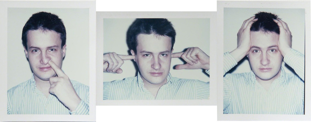 Andy Warhol, ‘Andy Warhol, Donald Baechler Triptych, Three Polaroid Photographs, 1986’, 1986, Hedges Projects