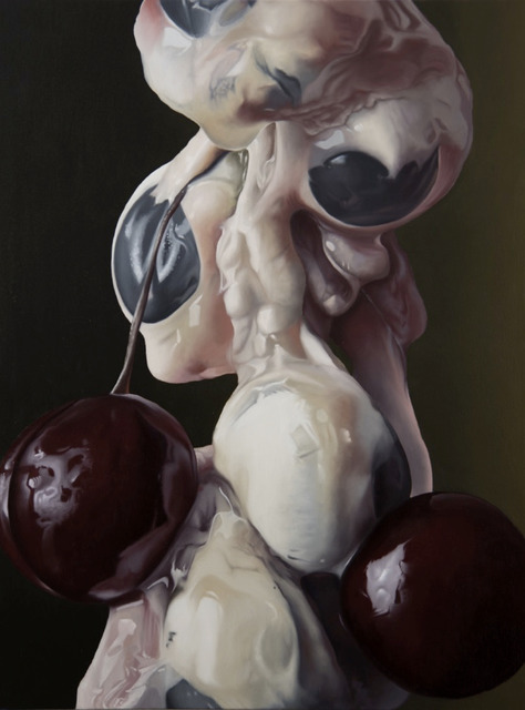 Stephen Peirce, ‘Cherries ’, 2017, Painting, Oil on Canvas, Mark Hachem Gallery