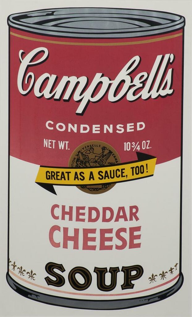 Andy Warhol - Cheddar Cheese, from Campbell's Soup II (Feldman & Schellmann II.63)