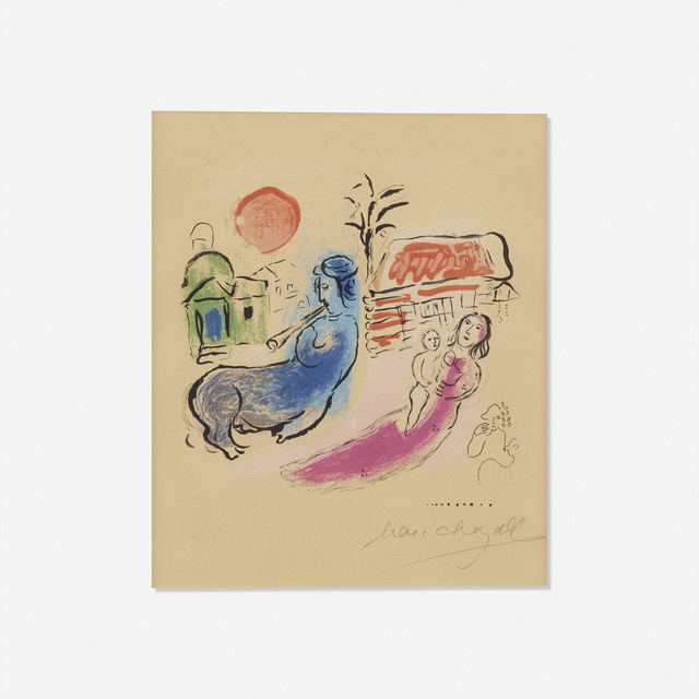 Marc Chagall, ‘Maternite au Centaure’, 1957, Print, Lithograph in colors on Arches, Rago/Wright