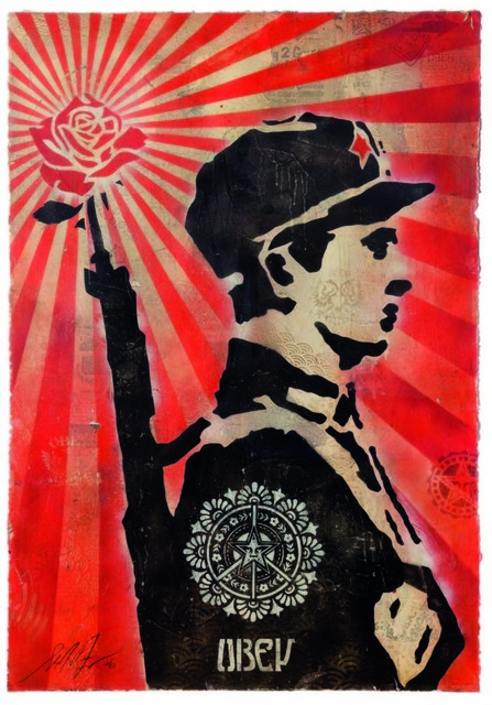 Shepard Fairey, ‘Rose soldier’, 2006, Danysz Gallery