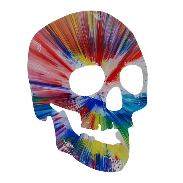 Damien Hirst, ‘Skull Spin Painting (Created at Damien Hirst Spin Workshop)’, 2009, Rago