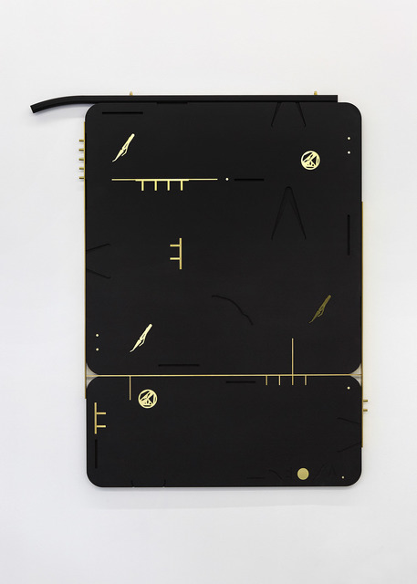 Claire Baily, ‘Graver’, 2018, Sculpture, Valchromat & brass, CASTOR