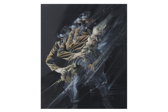 Aaron Li-Hill, ‘Suspended’, 2019, Painting, Acrylic and oil arches oil paper 300 gsm, Chiswick Auctions