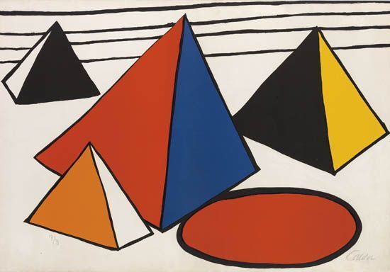 Alexander Calder, ‘Pyramids’, 1970, Nikola Rukaj Gallery