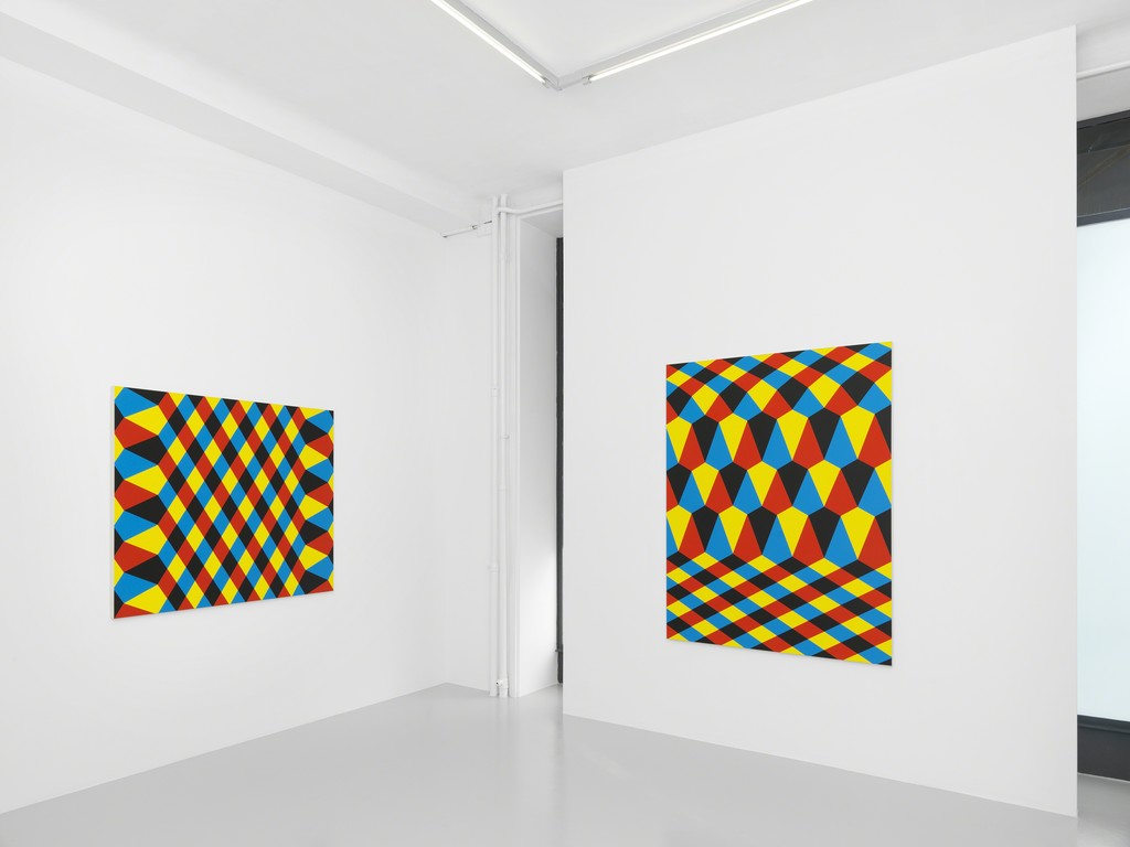 Exhibition view, Stéphane Dafflon, Magic Eye, 2018, Xippas, Geneva, Switzerland. ©Annik Wetter Exhibition view, Stéphane Dafflon, Magic Eye, 2018, Xippas, Geneva, Switzerland. ©Annik Wetter