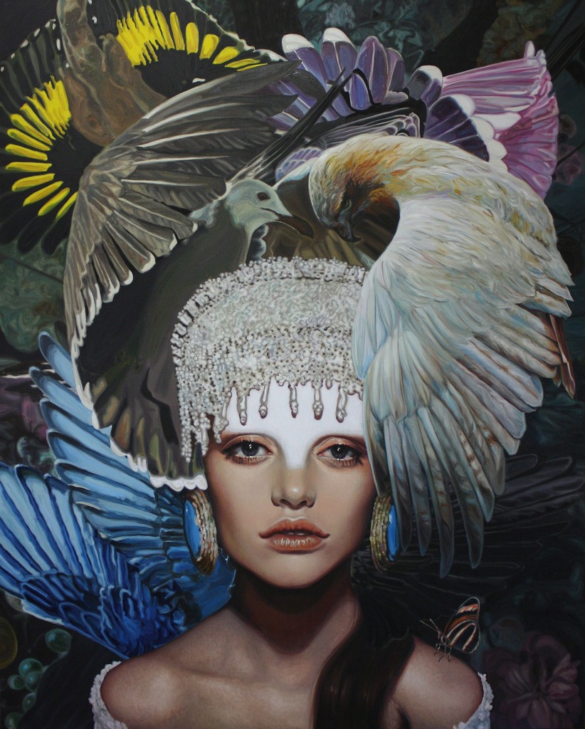Ilhwa HONG artist. INTERLACE. 2018. Oil on linen. 162 x 130 cm Ilhwa HONG artist. INTERLACE. 2018. Oil on linen. 162 x 130 cm