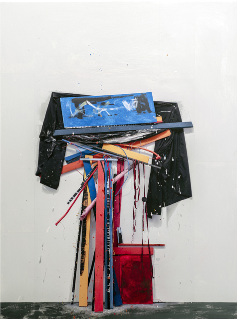 Andre Petterson, ‘Monument to a Cloth’, 2019, Painting, Mixed media on panel, Foster/White Gallery