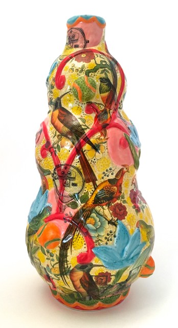 Mariko Paterson, ‘I see you seeing me’, 2019, Sculpture, Clay, underglaze, glaze, decals, china paints, decals, luster, Visions West Contemporary