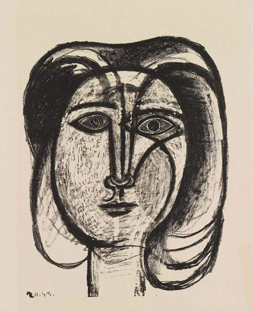 Pablo Picasso | Tete de Femme (1945) | Artsy