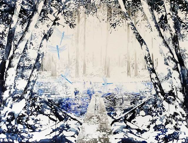 Malgosia Jankowska, ‘Libelle blau’, 2018, Absolute Art Gallery